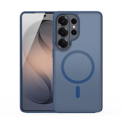 Чехол темно-синего цвета с MagSafe для Samsung Galaxy S26 Ultra, серия Yind Series от Dux Ducis