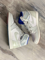 Air Jordan 1 Retro High Zoom White Racer Blue