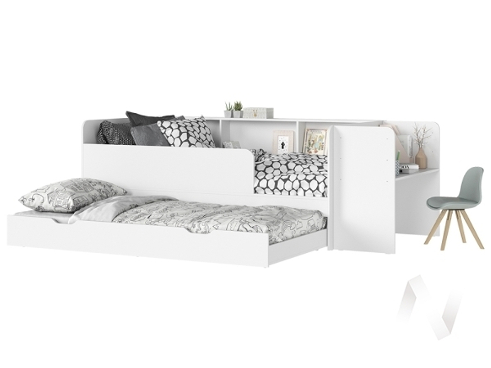 Кровать универсальная КР 01 МС Руна (белый/белый)