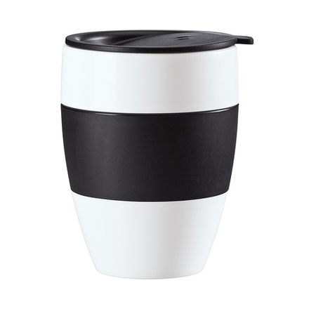 Термокружка aroma to go, 400 мл, черно-белая