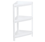 Этажерка треугольная (3 секции) 335x335x140 полки с бортиками М2706