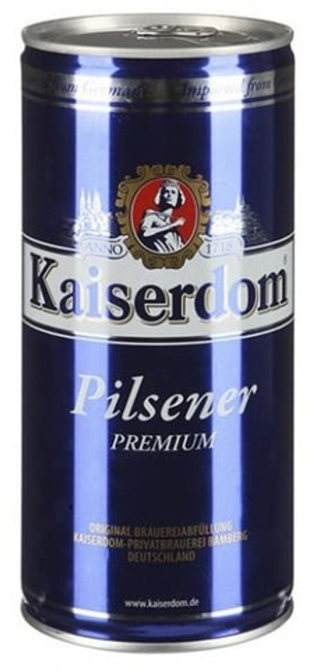 Пиво Кайзердом Пилснер Премиум / Kaiserdom Pilsener Premium 1л - банка