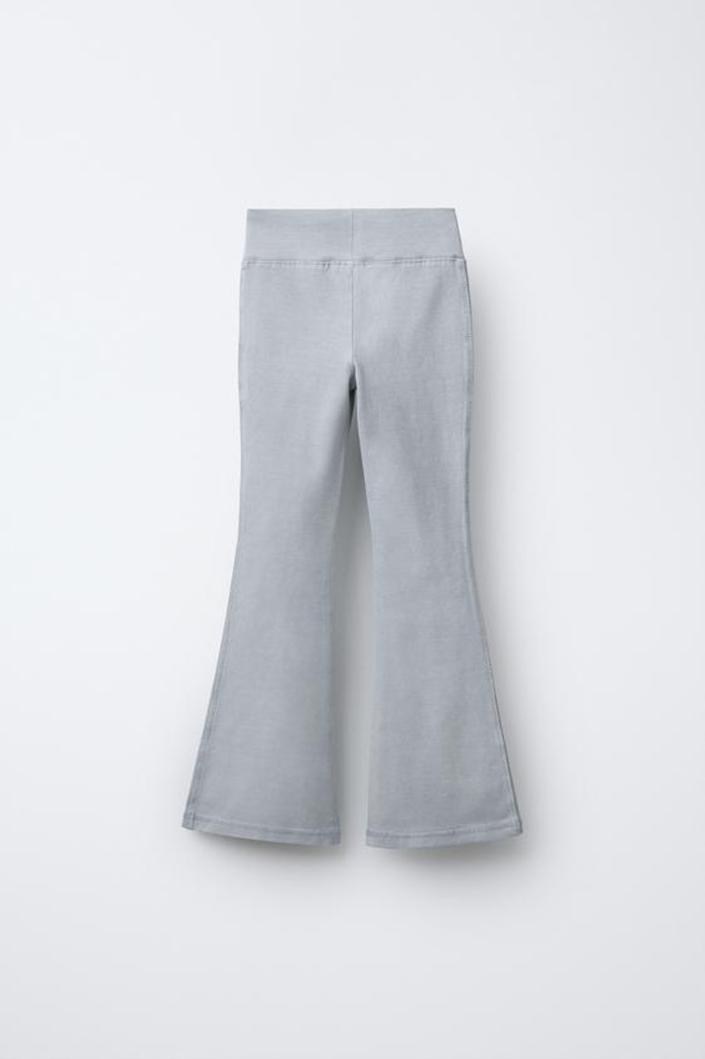 ZARA РАСКЛЕШЕННЫЕ ЛЕГИНСЫ, СВЕТЛО-СЕРЫЙ