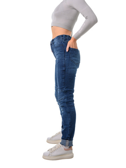 Мотоджинсы Starks ZENA LITE , жен., Slim fit, стрейч, Синий, Stonewash (32)