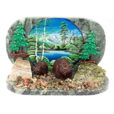 Композиция "Медведица с медвежонком" 116590