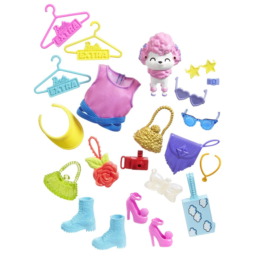 Barbie Extra - Набор для создания стиля + Фигурка Животного HFG75