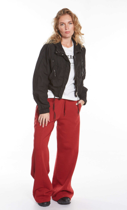 ФУТБОЛКА ПРЯМОГО КРОЯ ИЗ ХЛОПКОВОГО ТРИКОТАЖА