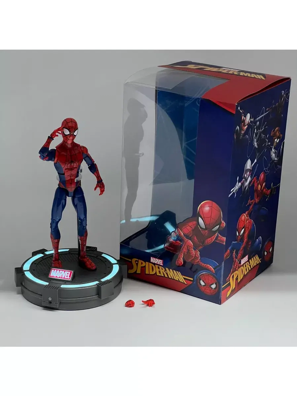 Фигурка Человек-паук Marvel ZD Toys 1606-15 свет