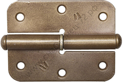 ПН-85 85x41х2.5 мм, левая, цвет бронзовый металлик, карточная петля (37645-85L)