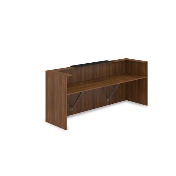 1КР-КЛ.201.1 Комплект Ресепшн с фартуком HPL (2654*749*1149) (с подсветкой)