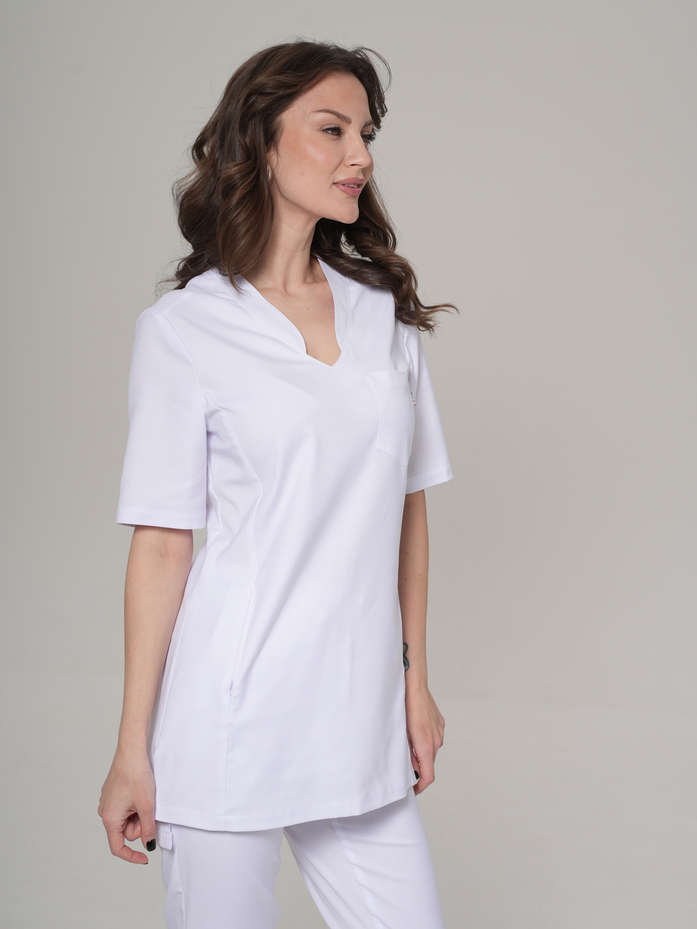 Костюм медицинский женский | Бл-380+Б-125 статус премиум