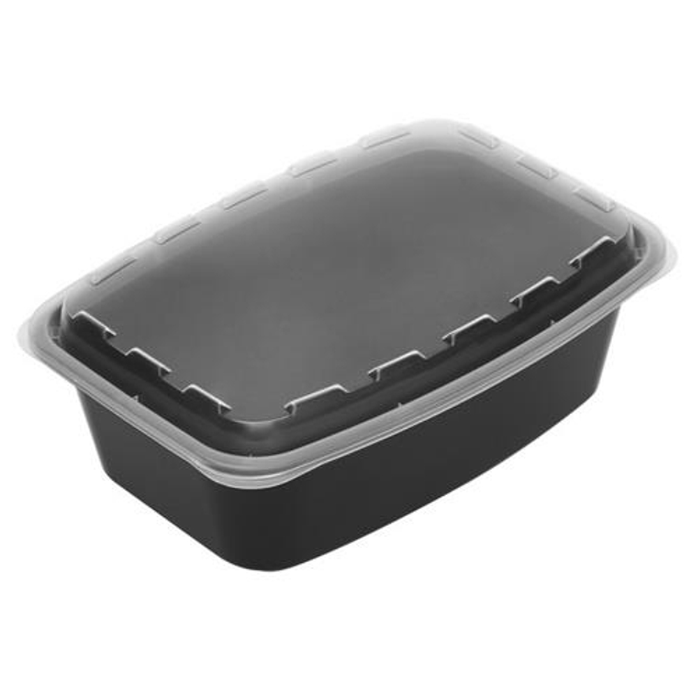 Одноразовые контейнеры с крышкой 1000мл 212х148х70мм ПП (1/150шт)