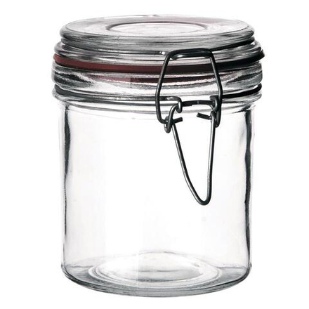 Банка для подачи и хранения 225 мл стекло с крышкой и бугельным замком d 7,7 см h10,1 см P.L.