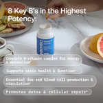 BodyBio, витамин B+, 90 капсул