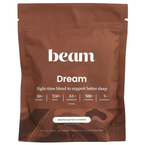 Beam, Dream, тесто для брауни, 207 г (7,3 унции)