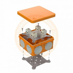 Коробка огнестойкая для о/п двухкомпонентная 60-0300-FR2.5-12 Е15-Е120 100х100х50 (1 шт/уп) Промрукав