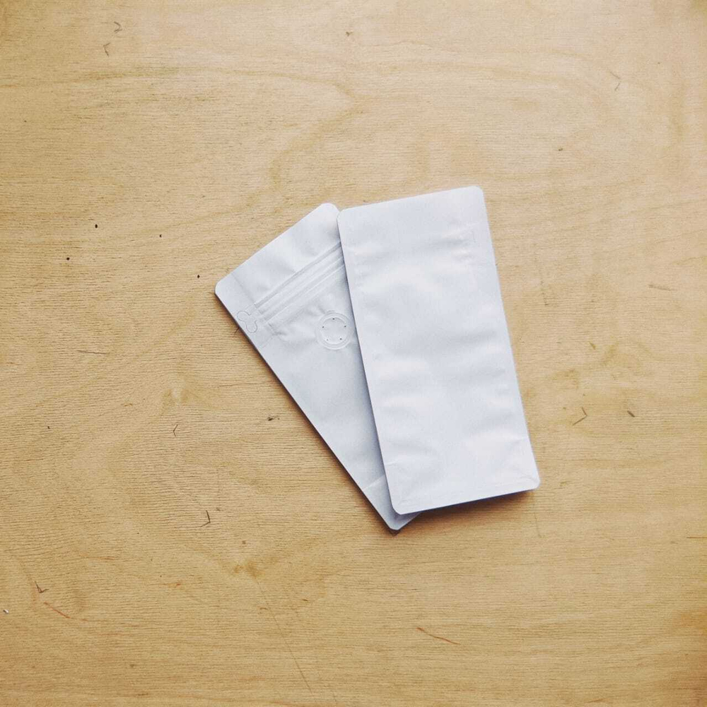 Пакет для кофе 0,1 кг (Квадропак – белый)