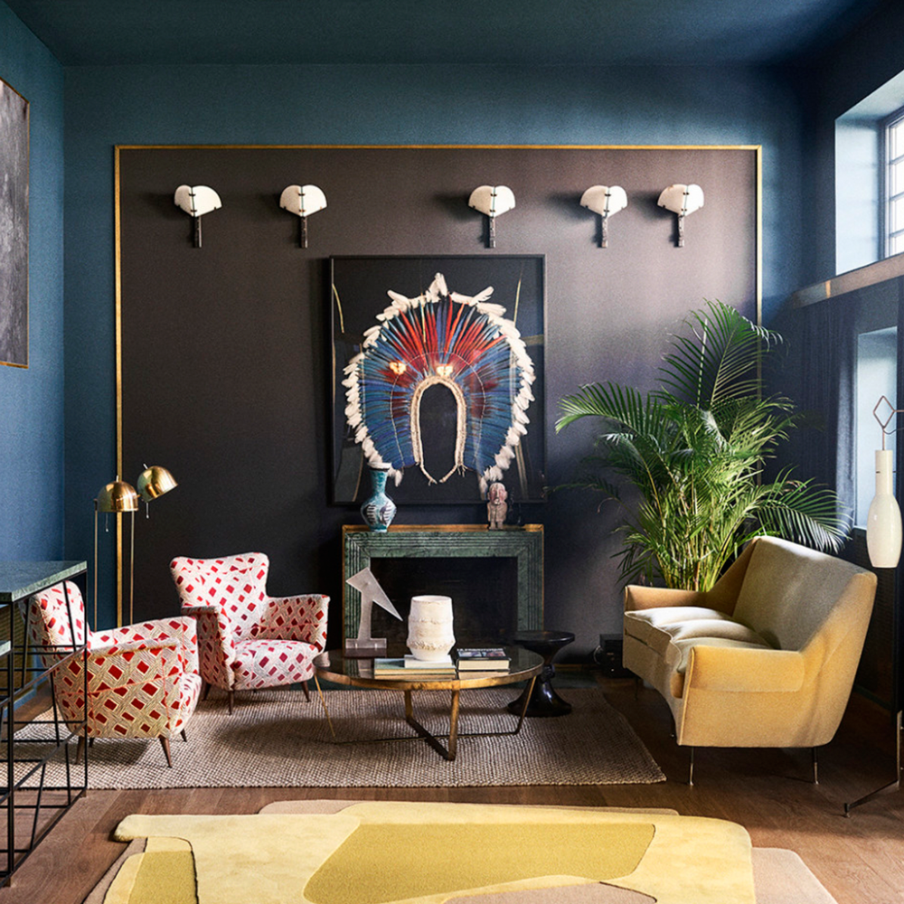 Настенный дизайнерский светильник Quart de Rond by Galerie MCDE