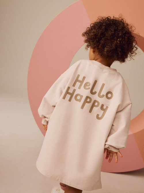 Платье для девочки Next E54-803, Светло-розовый