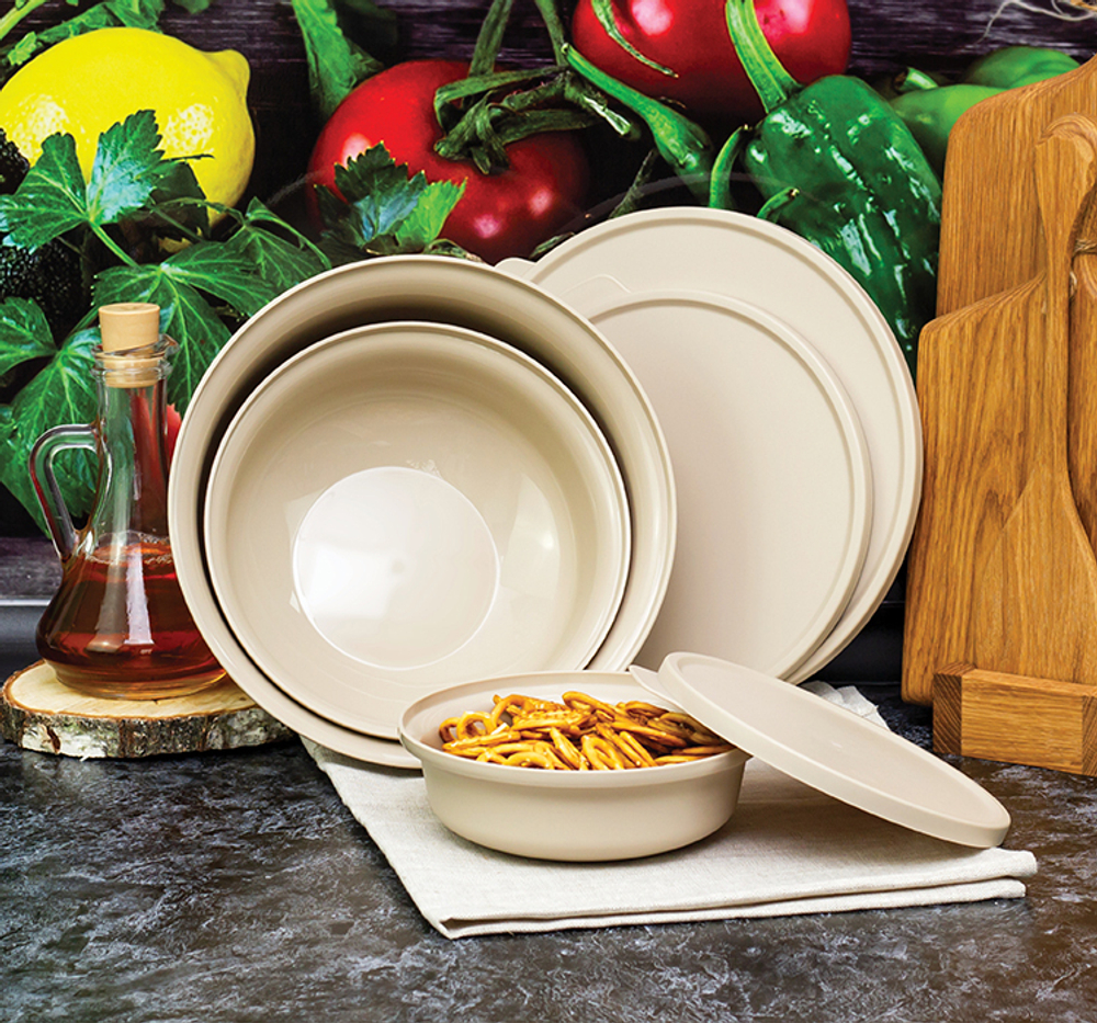 Миска ТЭСТИ 4,3л с крышкой