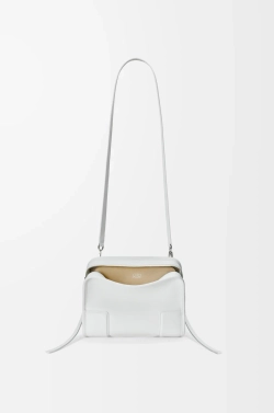 Loewe Маленькая сумка Amazona 180 из мягкой телячьей кожи, белый