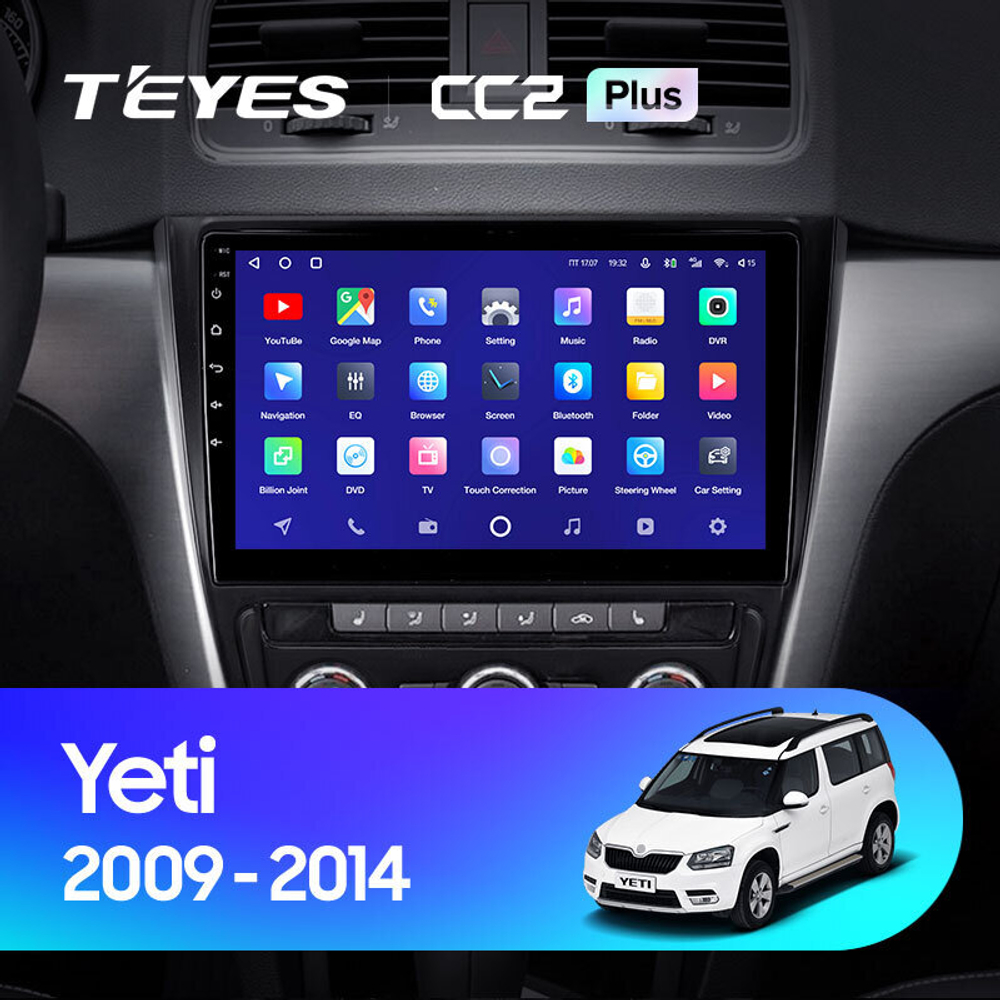 Teyes CC2 Plus 10.2" для Skoda Yeti 2009-2014