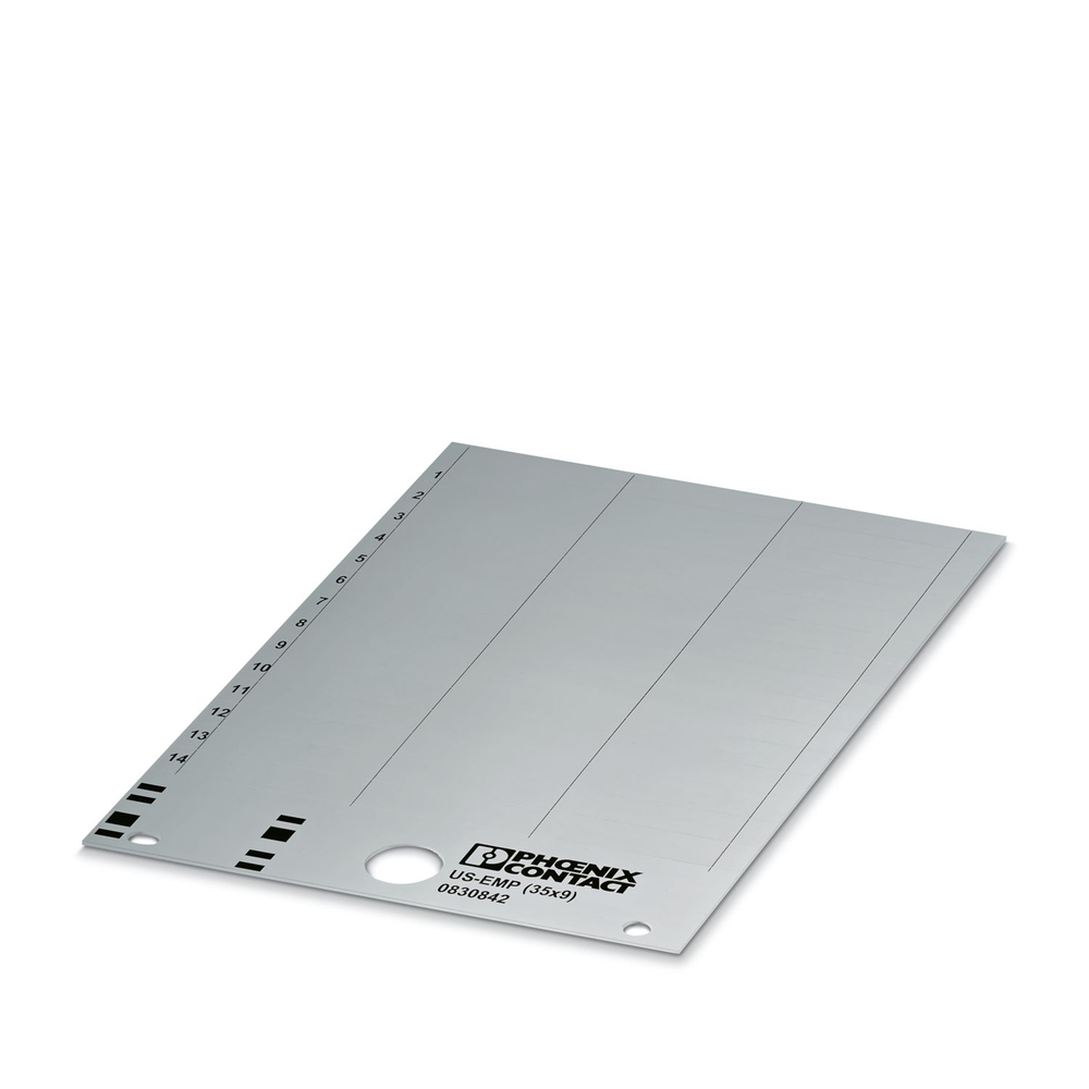 0830847 - US-EMP (35X9) SR CUS - Фиксируемые таблички