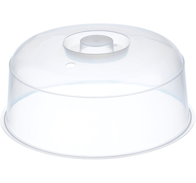 Крышка для разогрева пищевых продуктов в СВЧ-печи D245мм Прозрачный М1415
