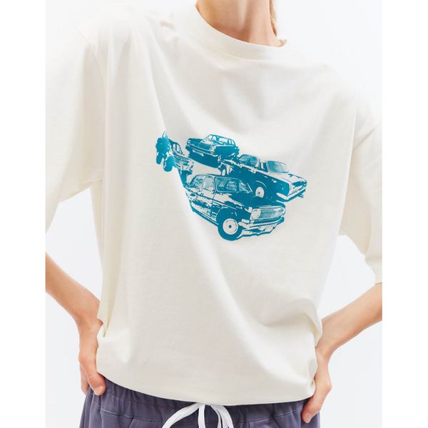 Футболка Волга молочная - фото 3