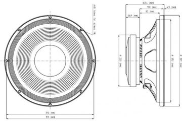 EighteenSound 15LW1401/8 динамик, диаметр 15 дюймов, 1000Вт