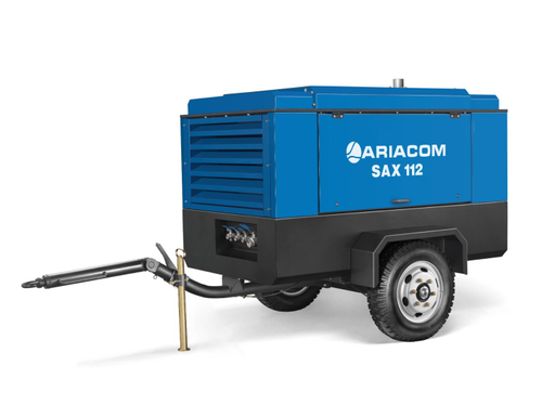 Винтовой дизельный передвижной компрессор ariacom xas 112