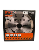 Диск алмазный отрезной для сухой резки 125x22.23x8x2 DWT DADD-RD22125
