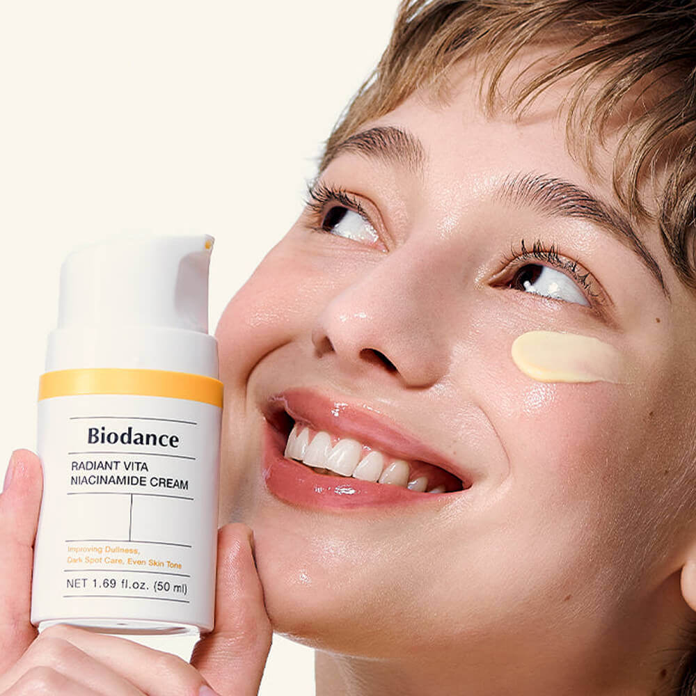 Biodance Radiant Vita Niacinamide Cream, 50ml - Осветляющий крем с 5% ниацинамидом для сияния кожи