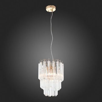 SL386.203.05 Люстра подвесная ST-Luce Золотистый/Золотистый, Прозрачный G9 5*5W OSOLETO