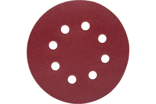 Универсальный шлифовальный круг STAYER на велкро основе 125 мм 8 отверстий 5 шт. Р320 35452-125-320