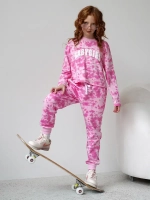 Костюм для девочки, свитшот и брюки