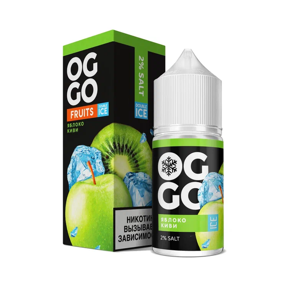 Купить Жидкость OGGO Fruits Double Ice Salt - Яблоко-Киви 30 мл