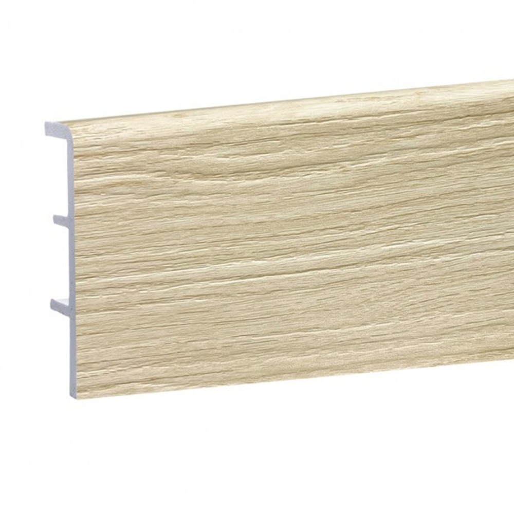 Плинтус дюрополимерный Rico Concept Ясень беленый 80024 80х20х2200 мм