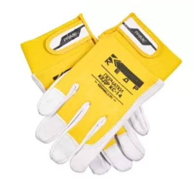 Перчатки сварочные КЕДР КС-14 PRIME, (L)