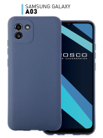 Чехол ROSCO для Samsung Galaxy A03 оптом (арт. SS-A03-COLOURFUL-BLUE)