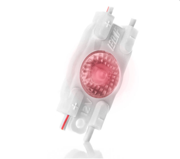 Модуль светодиодный ELF VIVO-2019, 1SMD 2835 c линзой, 12V, 0,5Вт, IP67, красный