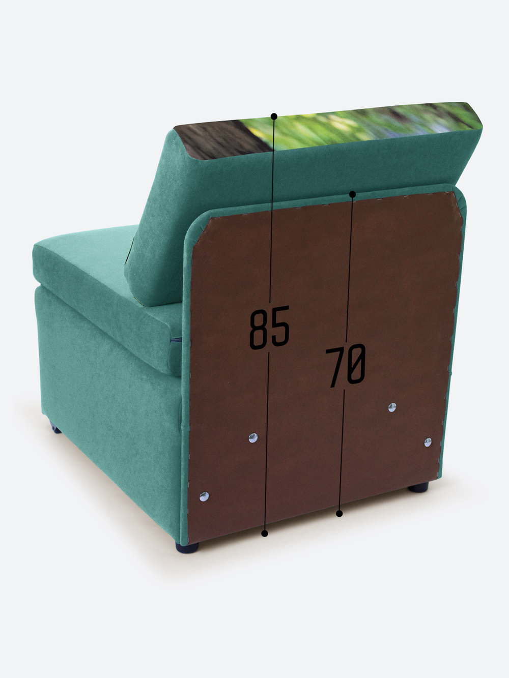 Кресло-кровать "Миник" Dream Mint (мятный), купон Панда