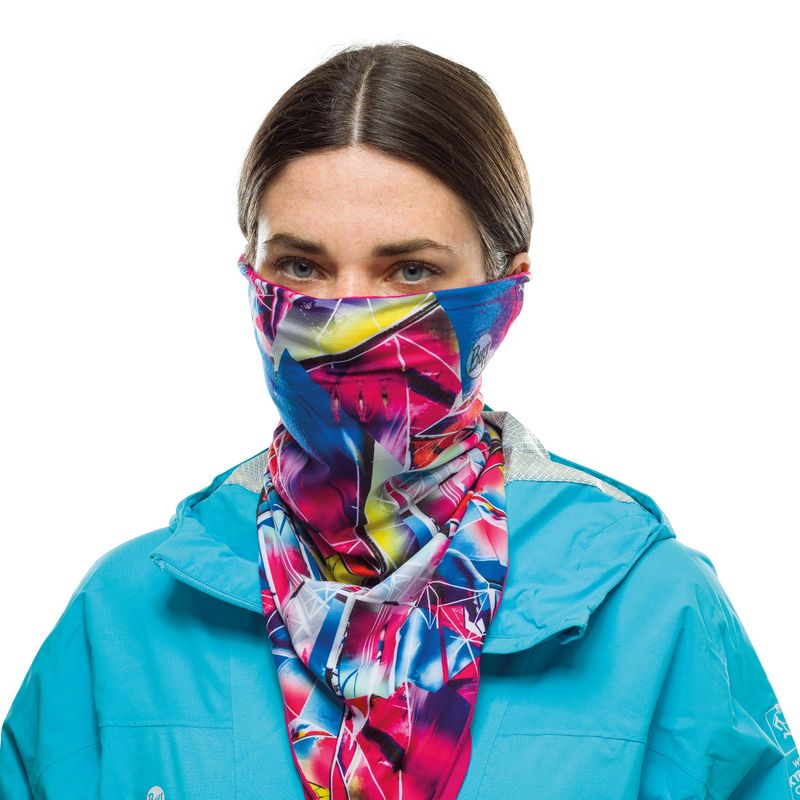 Бандана-шарф флисовая Buff Bandana Polar G-Mix Multi Фото 2