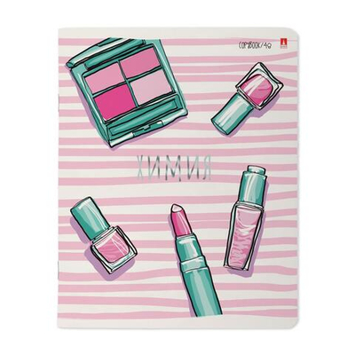 Тетрадь предмет. А5 48л. клетка, Серия "GIRLS ONLY" Химия (Альт)