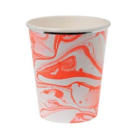 Стаканы "Marble Coral" 8шт