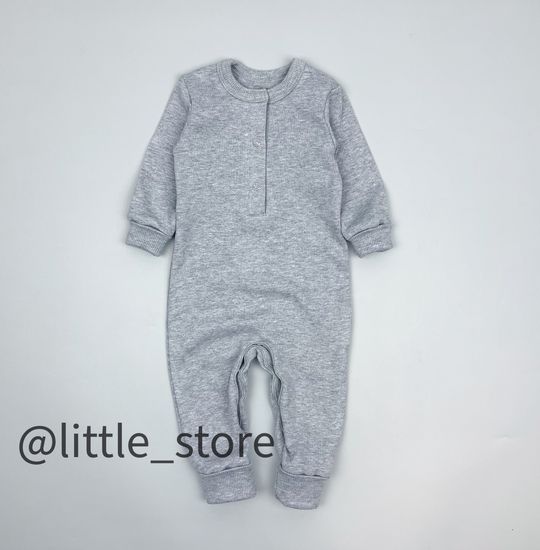 Комбинезон из кашкорсе "New" Серый меланж