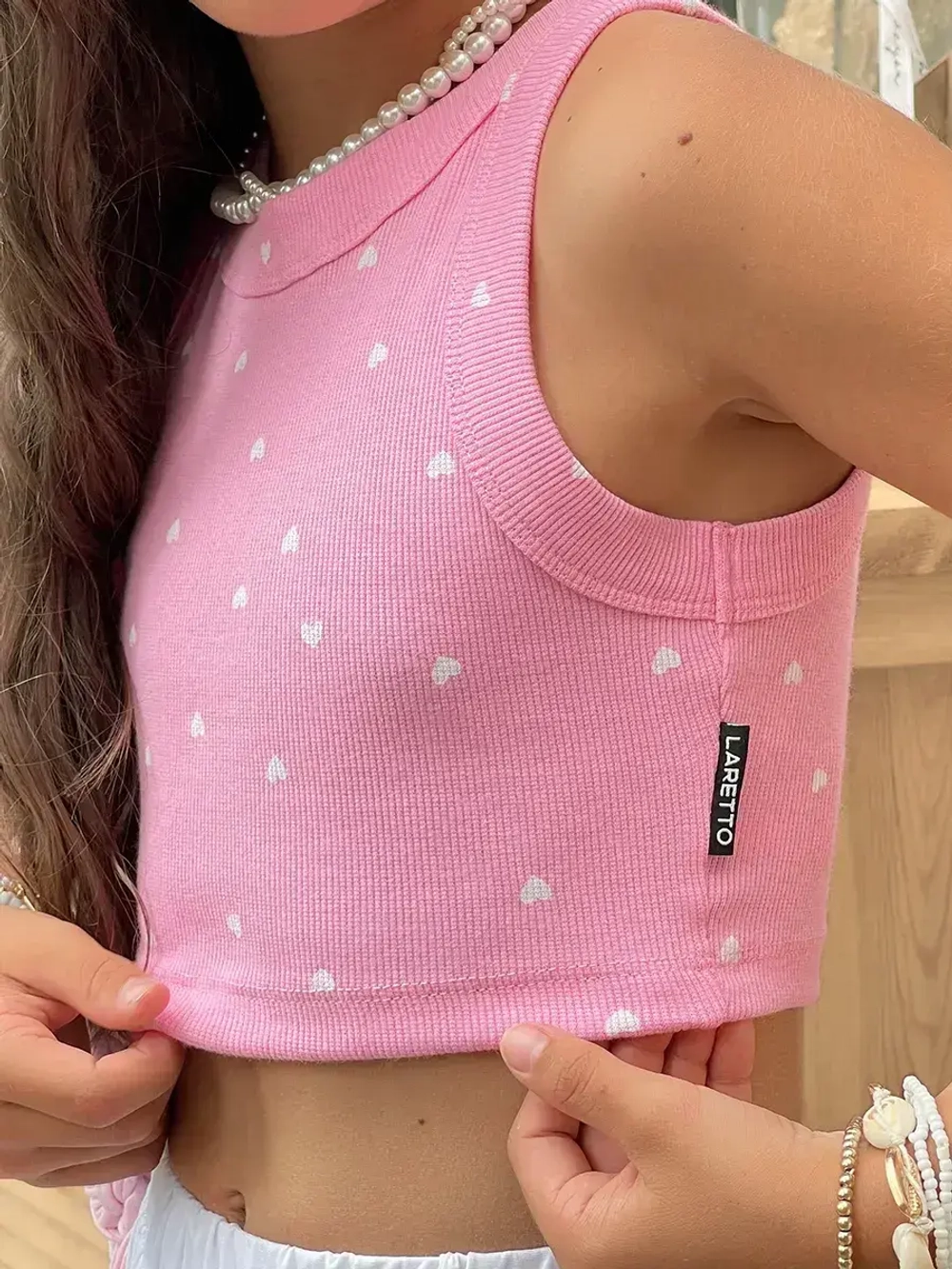 Летний кроп топ трикотажный детский