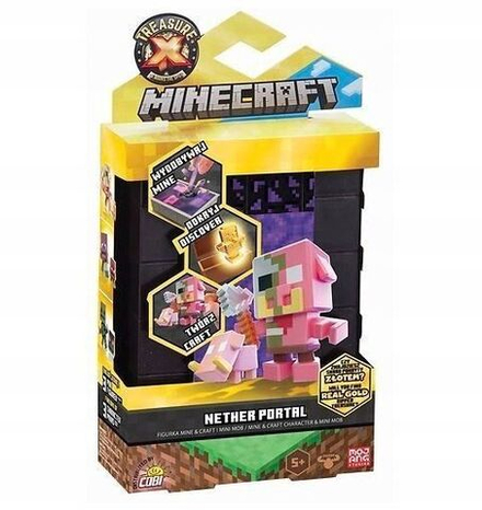 Фигурка Moose Toys Treasure X Minecraft Nether Portal Портал Майнкрафт 41642