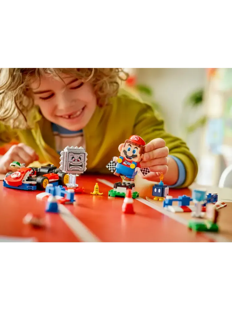 Конструктор Super Mario 72043 Mario Kart интерактивный