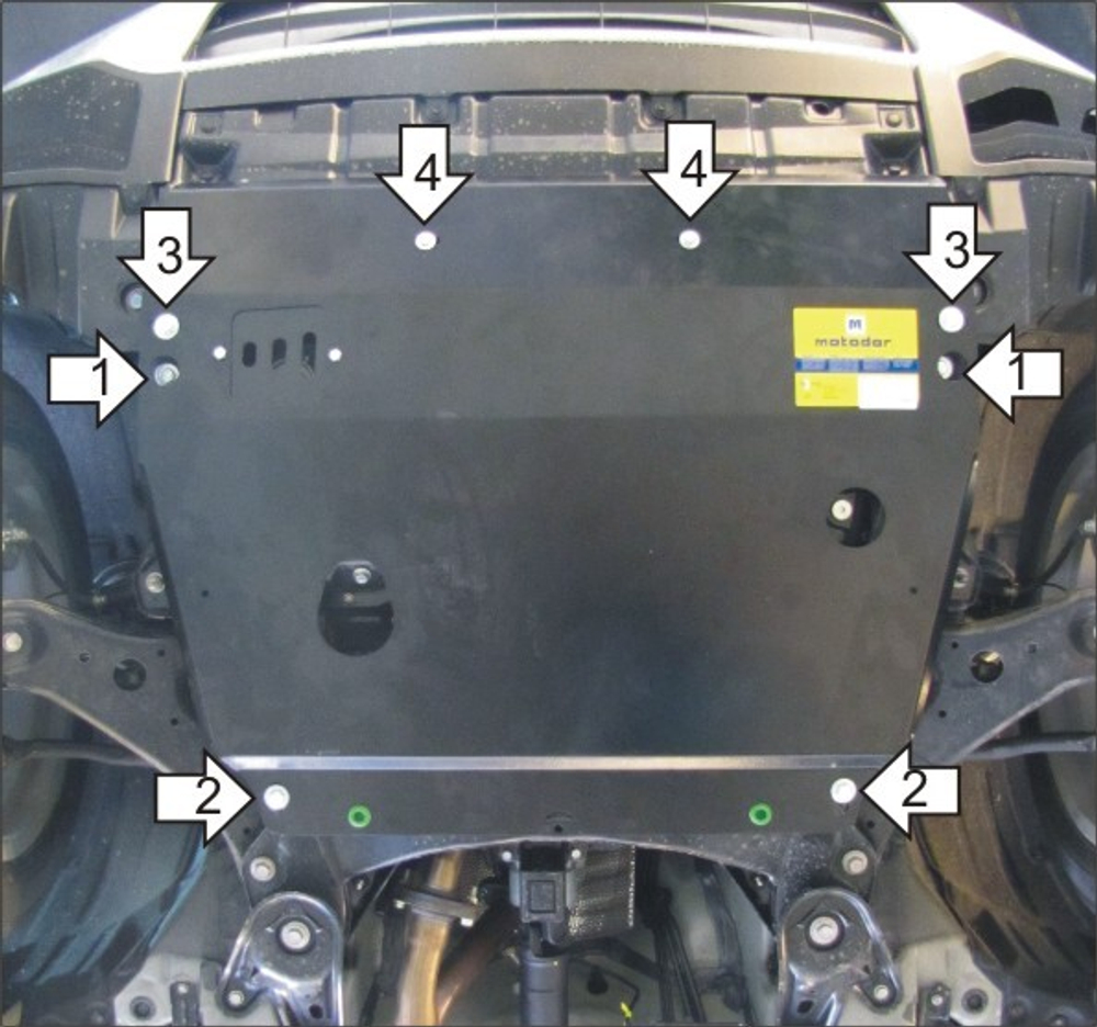Усиленная защита Motodor картера двигателя, кпп. 3 мм, сталь. для Toyota Highlander 2007-2010,Lexus RX 270 2012-2016,Toyota Highlander 2010-2014,Lexus RX 350 2009-2012,Lexus RX 270 2008-2012,Lexus RX 350 2012-2016 арт.15003
